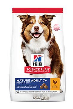 Hill &#39;Canine Dry SP Mature Adult 7+ Medium Chicken