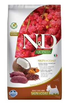 N &amp; D Quinoa DOG Skin &amp; Coat Venison &amp; Coconut Mini 2,5g