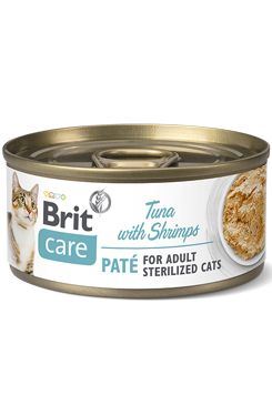 Brit Care Cat konz Paté Sterilized Tuna &amp; Shrimps 70g