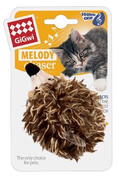 Hračka mačka GiGwi Melody Chaser Ježek sa zvuk. čipom