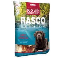 Pochúťka RASCO Premium uzly bůvolí 5cm s kačacím mäsom 230g