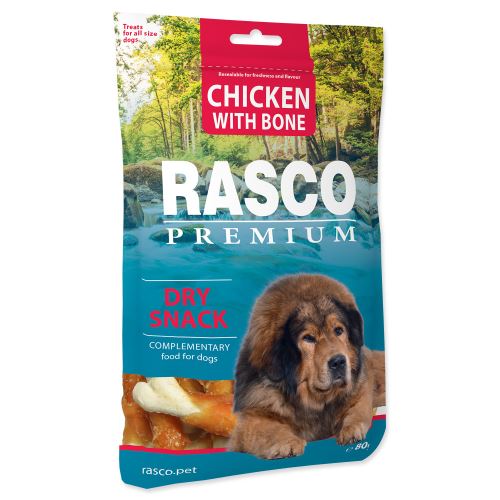 RASCO Premium kosti obalené kuracím mäsom