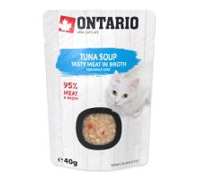 ONTARIO Cat Soup Tuna with vegetables 40g