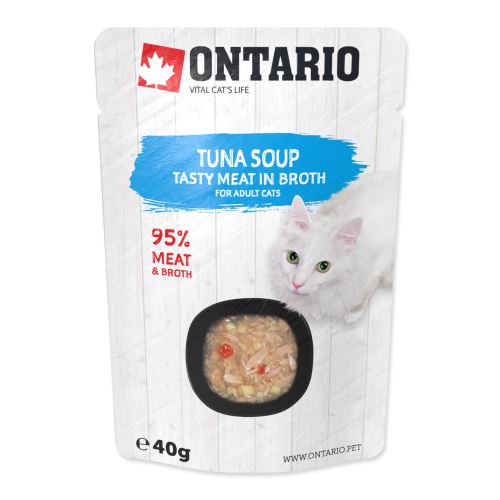 ONTARIO Cat Soup Tuna with vegetables 40g
