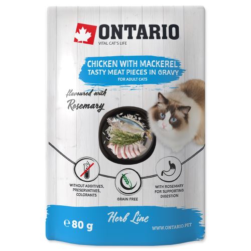 Ontario Herb - Chicken with Mackerel, Rice and Rosemary 80g