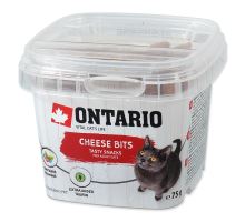 ONTARIO snack pre mačky cheese bits 75g