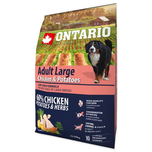 ONTARIO Dog Adult Large Chicken &amp; Potatoes &amp; Herbs