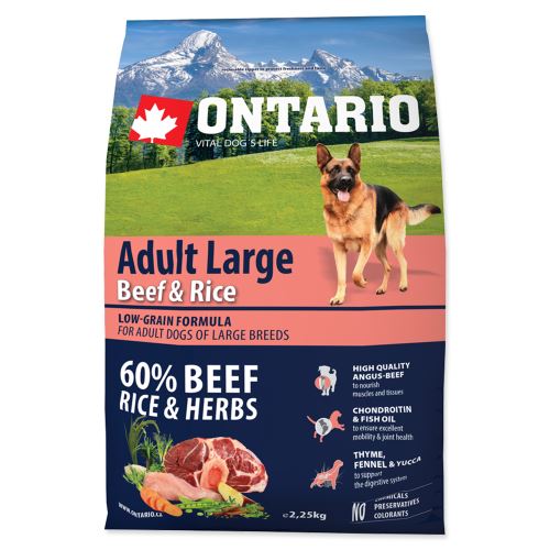 ONTARIO Adult Large Beef &amp; Rice
