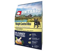ONTARIO Dog Mini Weight Control Turkey &amp; Potatoes