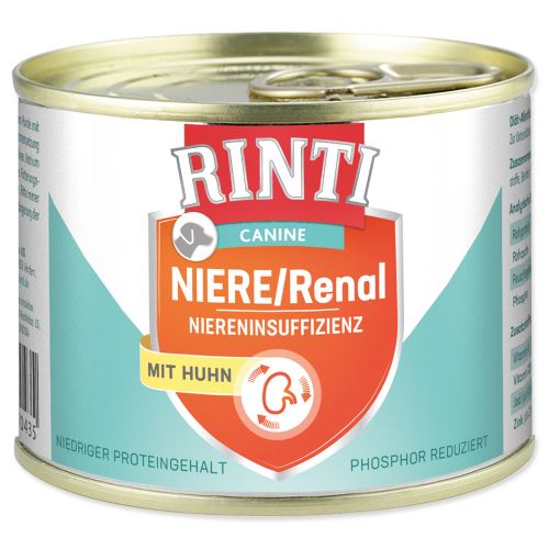 RINTI Canine Nier / Renal 185g konzerva