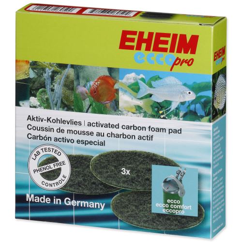 Náplň EHEIM molitan uhlíkový jemný Ecco Pre 130/200/300 3ks